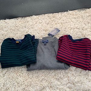 NWT and 2 VGU Polo Ralph Lauren Thermal Crewnecks Size 4 / 4T